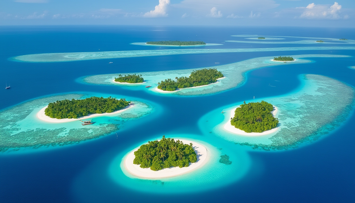 découvrez les îles maldives, un véritable paradis sur terre où plages de sable blanc, eaux turquoise et paysages luxuriants s'unissent pour offrir une expérience inoubliable. explorez les îles, plongez dans la vie marine éclatante et profitez du confort des resorts de luxe dans ce coin de l'océan indien.
