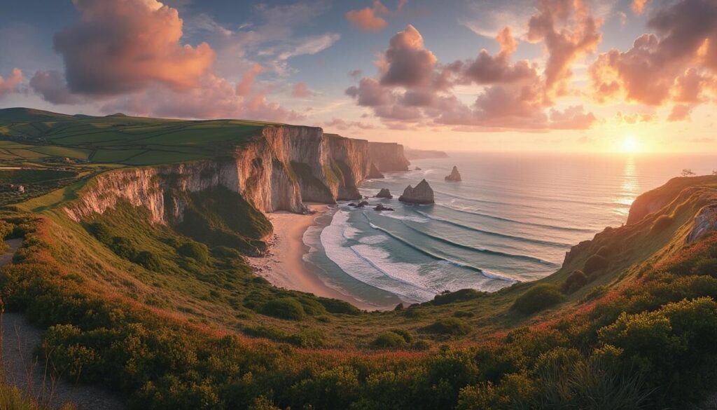 Découvrez les 12 sites naturels les plus époustouflants de la Presqu'île de Crozon. Plages sauvages, falaises vertigineuses et paysages à couper le souffle vous attendent dans cet écrin de nature préservée. Parfait pour les amoureux de la nature et les randonneurs en quête d'évasion.