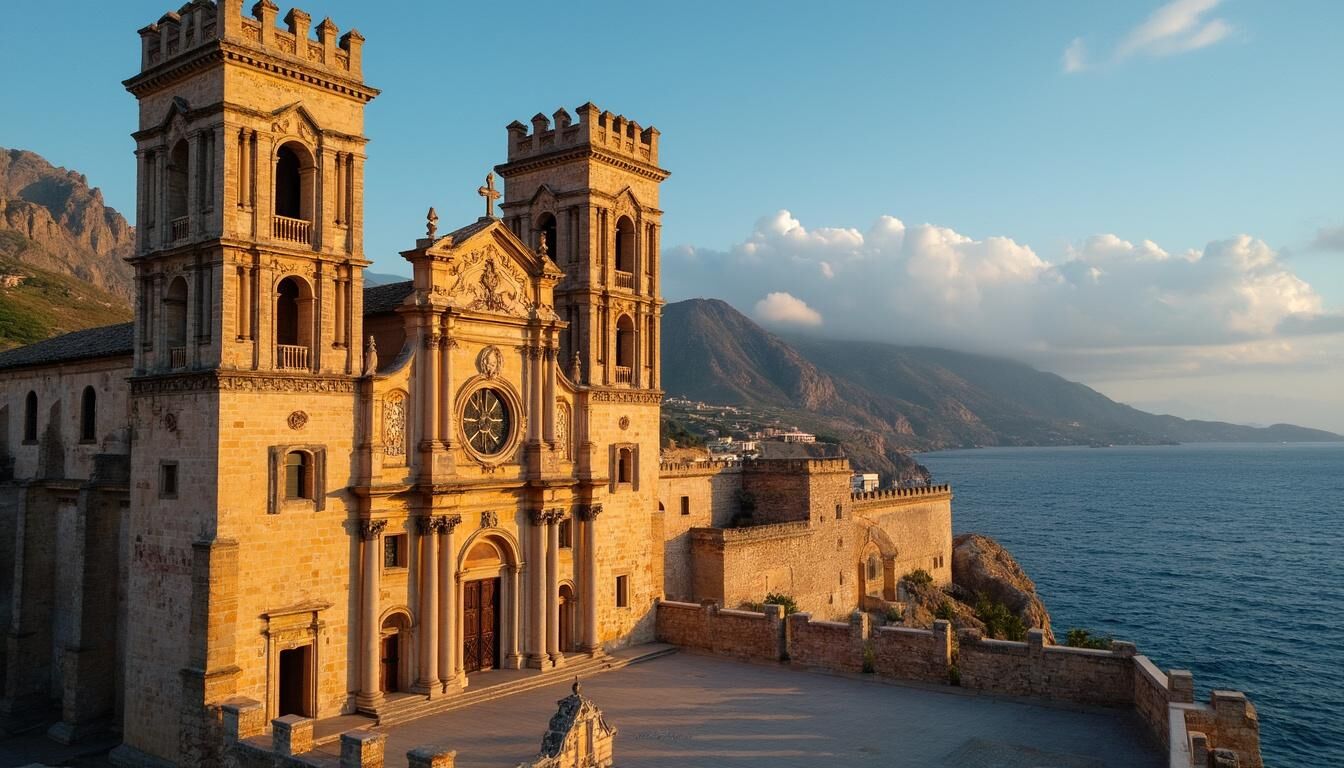 Découvrez la Cathédrale de Cefalù, un trésor byzantin niché au cœur de la Sicile. Admirez son architecture majestueuse et ses mosaïques éblouissantes, symbole d'un héritage culturel riche et fascinant.