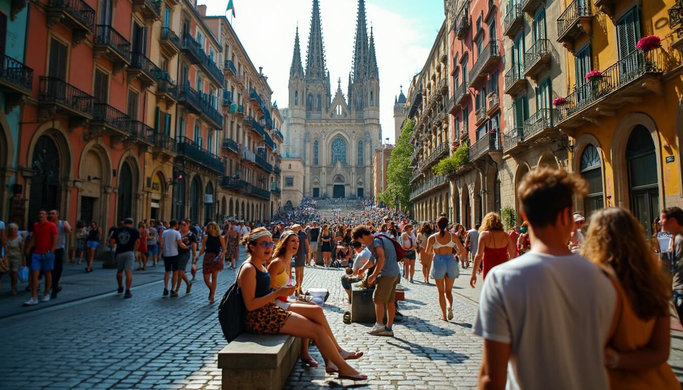 Découvrez le Quartier Gothique de Barcelone, un labyrinthe d'histoires médiévales. Explorez ses ruelles pavées, admirez des monuments emblématiques comme la cathédrale et profitez de conseils pratiques pour optimiser votre visite. Ne manquez pas l'âme historique de cette ville fascinante !