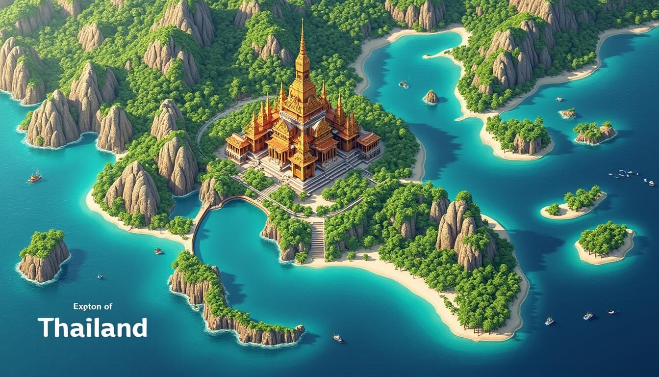 Découvrez les 10 lieux incontournables à visiter en Thaïlande, des plages paradisiaques aux temples historiques, pour un voyage inoubliable.