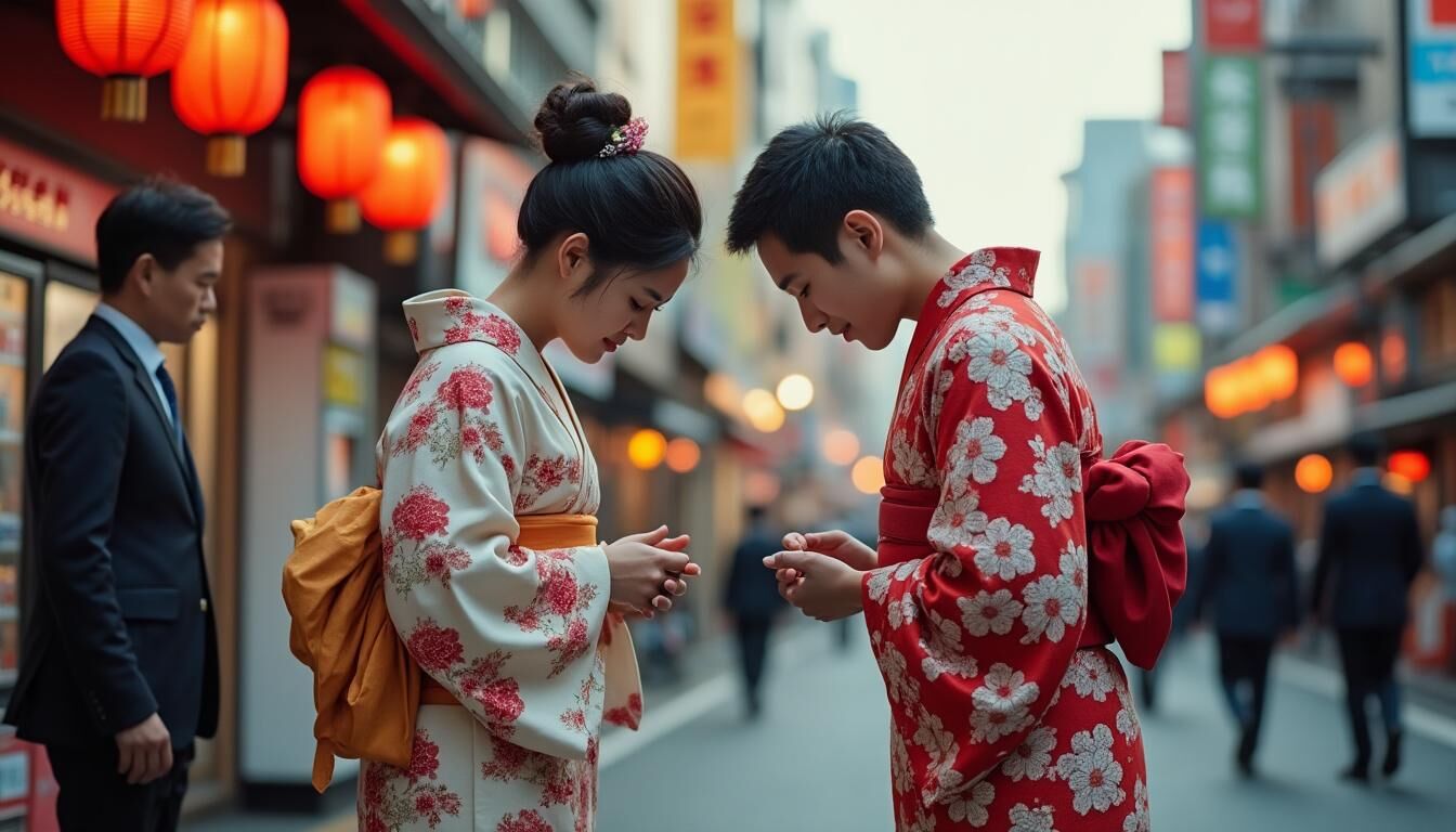 Découvrez les 5 salutations japonaises essentielles pour dire bonjour et bien démarrer vos échanges au Japon.