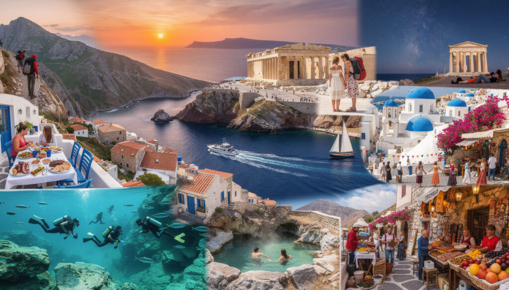 Découvrez 15 activités incontournables à faire en Grèce pour vivre un voyage parfait entre histoire, plages paradisiaques et saveurs authentiques.