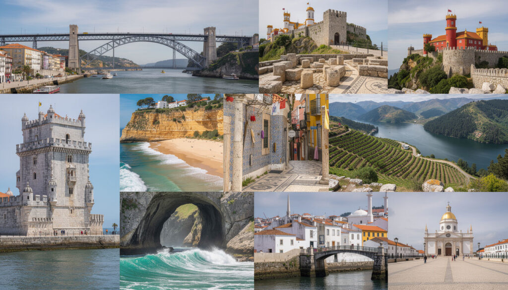 Découvrez les 15 lieux incontournables à visiter au Portugal, des villes historiques aux paysages naturels, pour un voyage inoubliable.